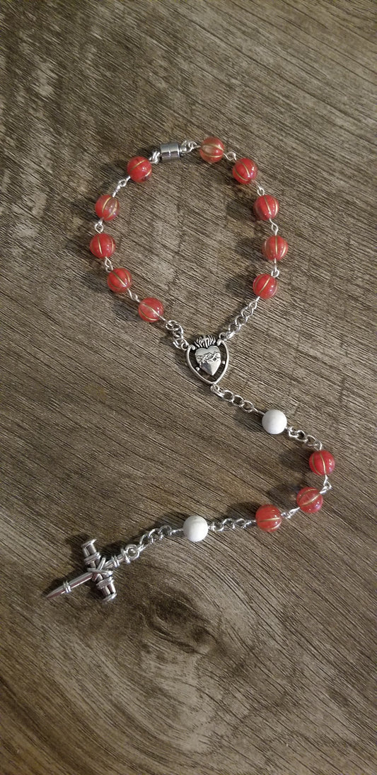 Single Decade Sacred Heart Rosary